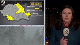 VIDEO Cod galben de vânt și zăpadă viscolită. Iată zonele vizate!